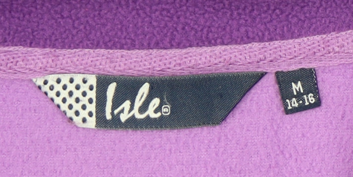 Isle Women's Purple Fleece Jacket, M