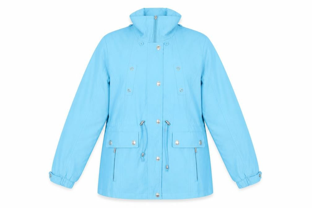 JBC Women's Blue Anorak Jacket, Size 12, Polyester