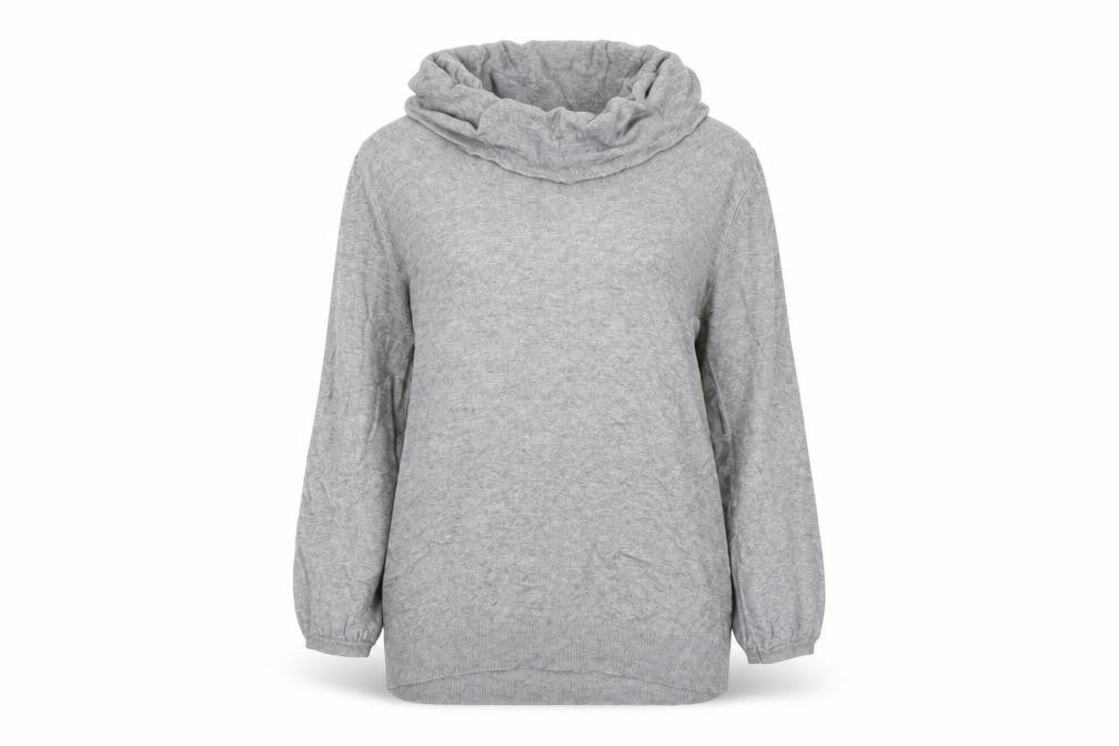 Marks & Spencer Women's Grey Cowl Neck Jumper Size 12