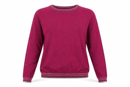 Mango Women's Pink Pullover Jumper - Size 10