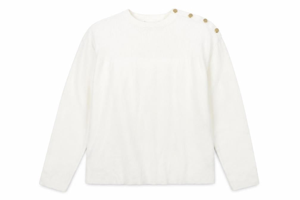 Marks & Spencer Ivory Women's L Crew Neck Jumper