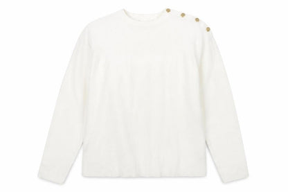 Marks & Spencer Ivory Women's L Crew Neck Jumper