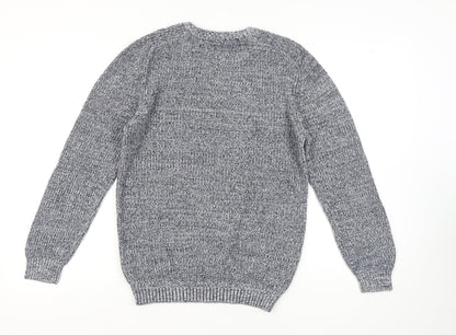 Cotton Traders Men's M Blue Knit Pullover Jumper