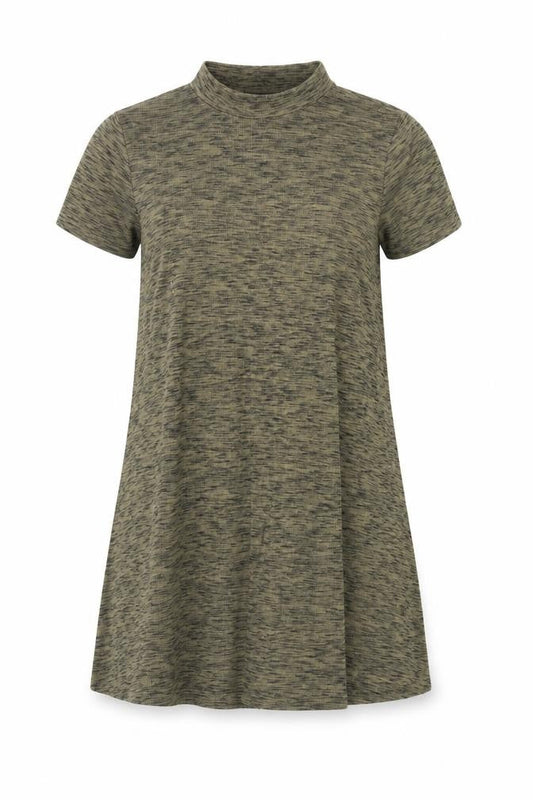 New Look Women's Green T-Shirt Dress Size 10 Casual
