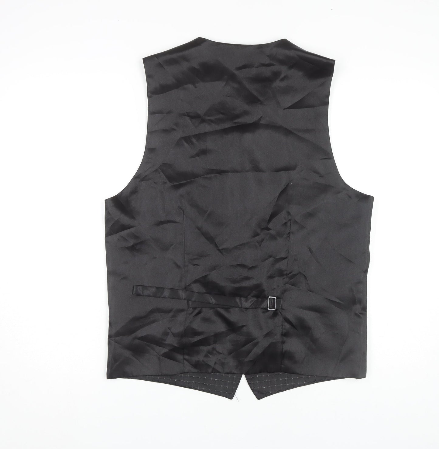 Skopes Men's Black Check Waistcoat M Formal