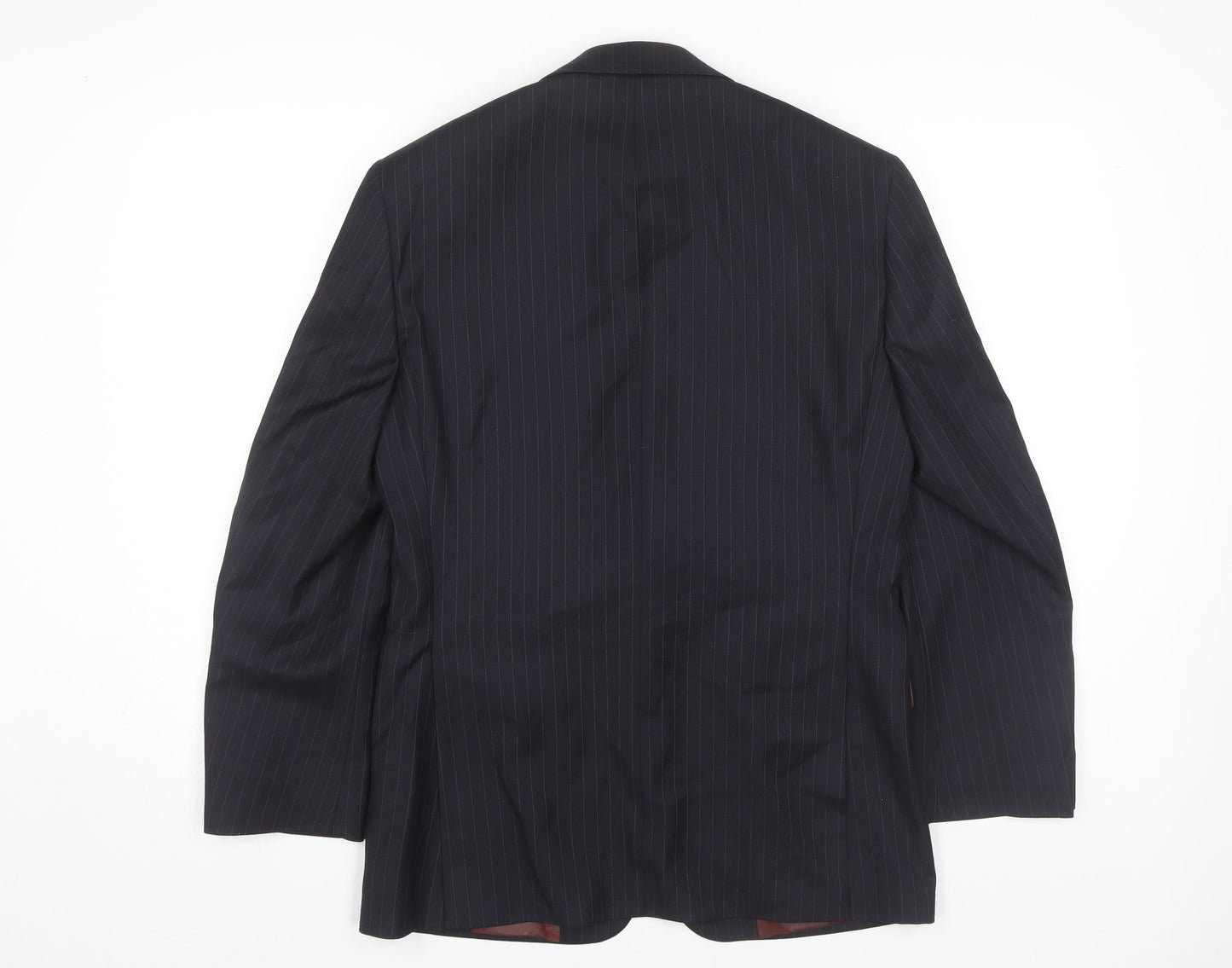 Charlton Gray Men's Blue Pinstripe Blazer Size 36