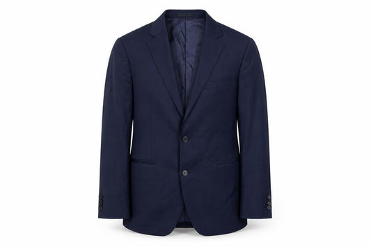 T.M. Lewin Men's Blue Slim Fit Blazer, Size 38S