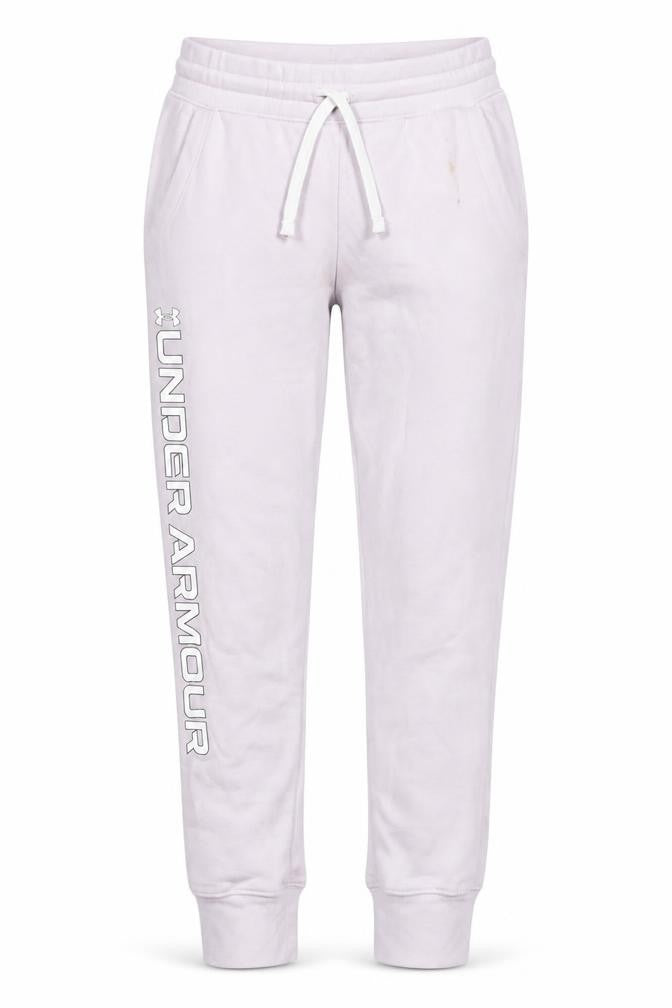Under Armour Girls Pink Jogger Trousers Size M