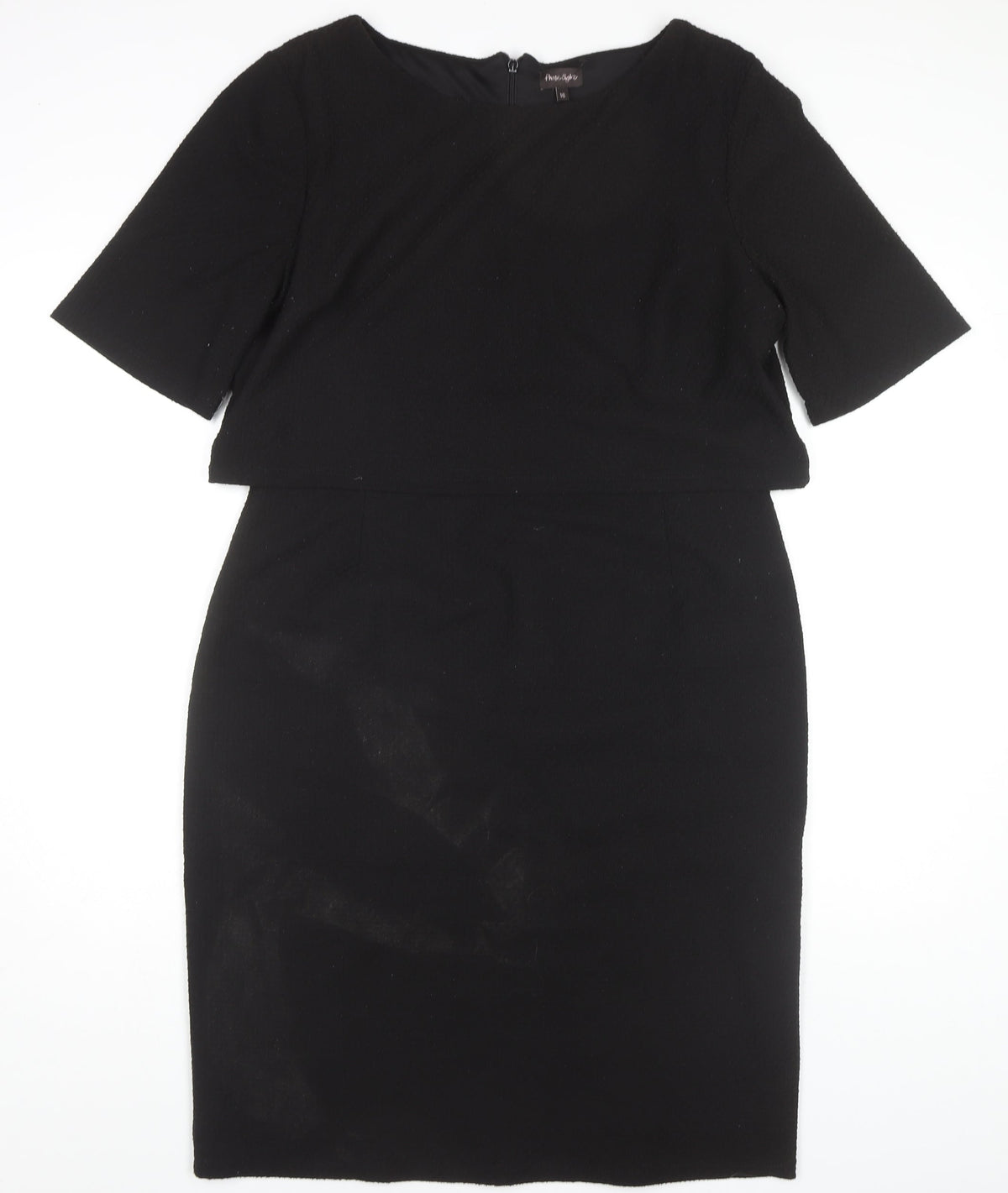 Phase Eight Women's Black Sheath Dress Size 16
