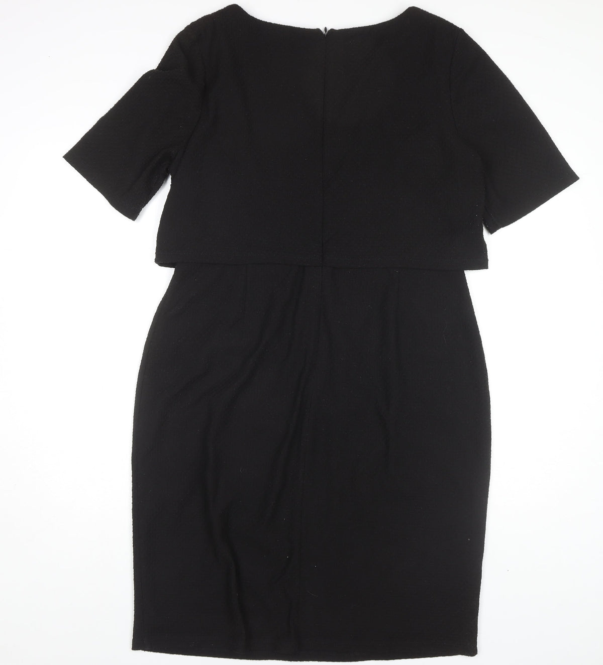 Phase Eight Women's Black Sheath Dress Size 16