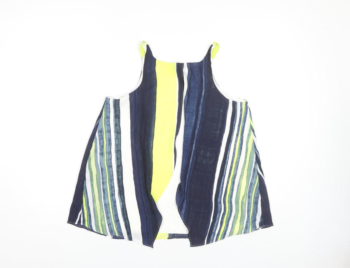 Next Women's Multicoloured Striped Camisole Tank