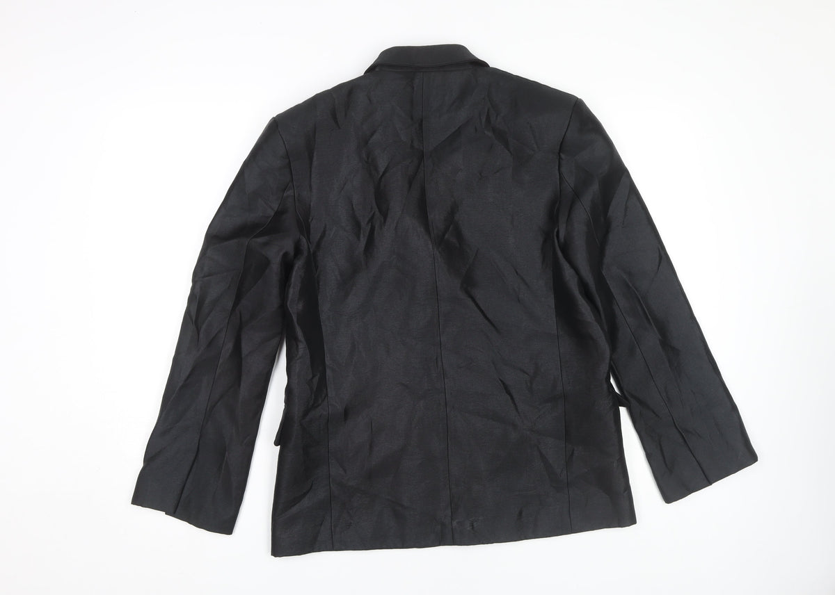 H&M Women's Black Blazer XS Regular Fit