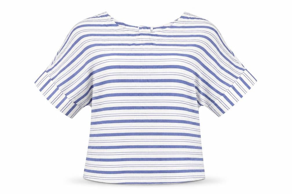 Per Una Women's Multicoloured Striped T-Shirt Size 18