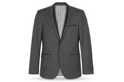 Next Men's Grey Blazer, Size 34, Regular Fit