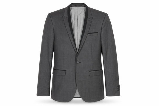 Next Men's Grey Blazer, Size 34, Regular Fit