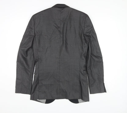 Next Men's Grey Blazer, Size 34, Regular Fit