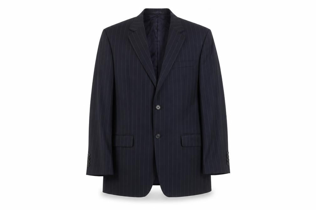 Jaeger Men's Blue Striped Blazer 40 Regular