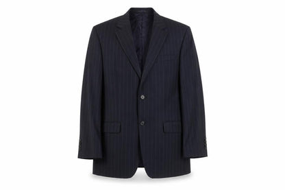 Jaeger Men's Blue Striped Blazer 40 Regular