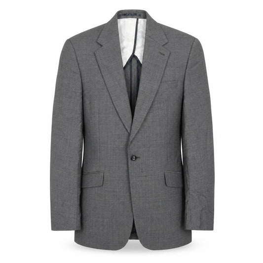 Reiss Men's Grey Check Wool Suit Jacket 38 Chest