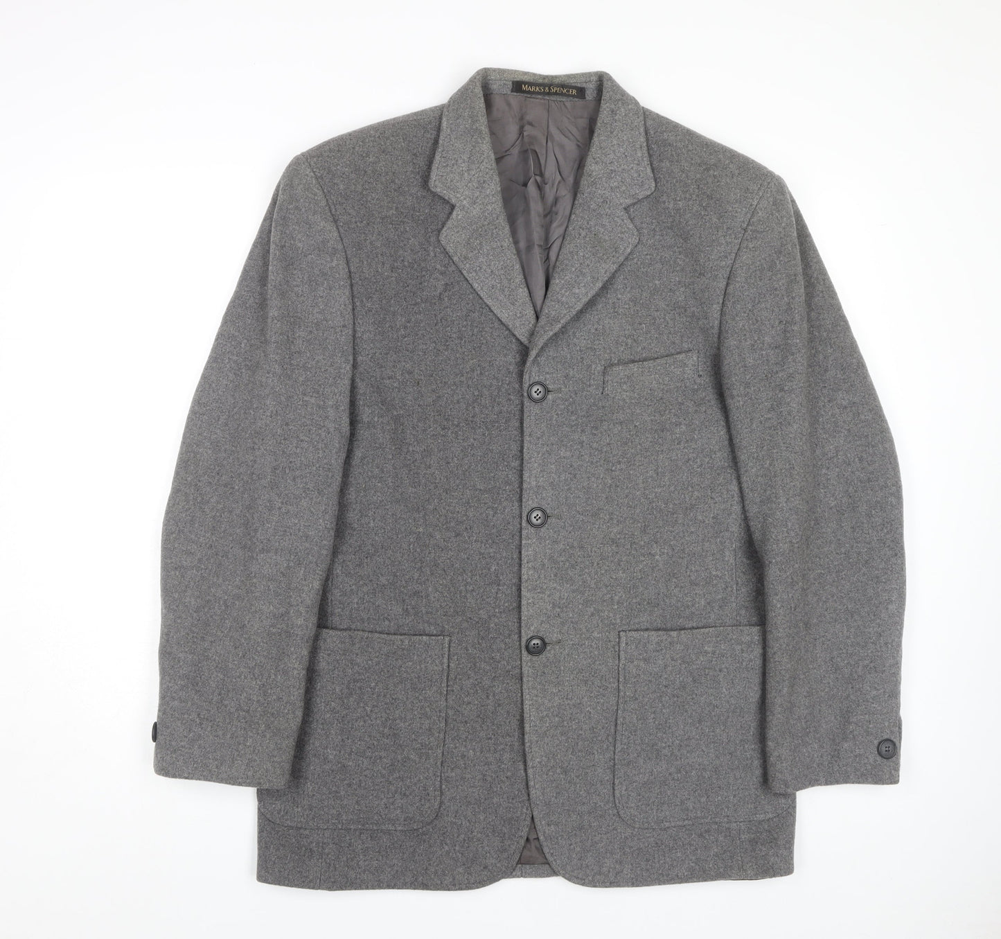 Marks and Spencer Men's Grey Blazer, Size M