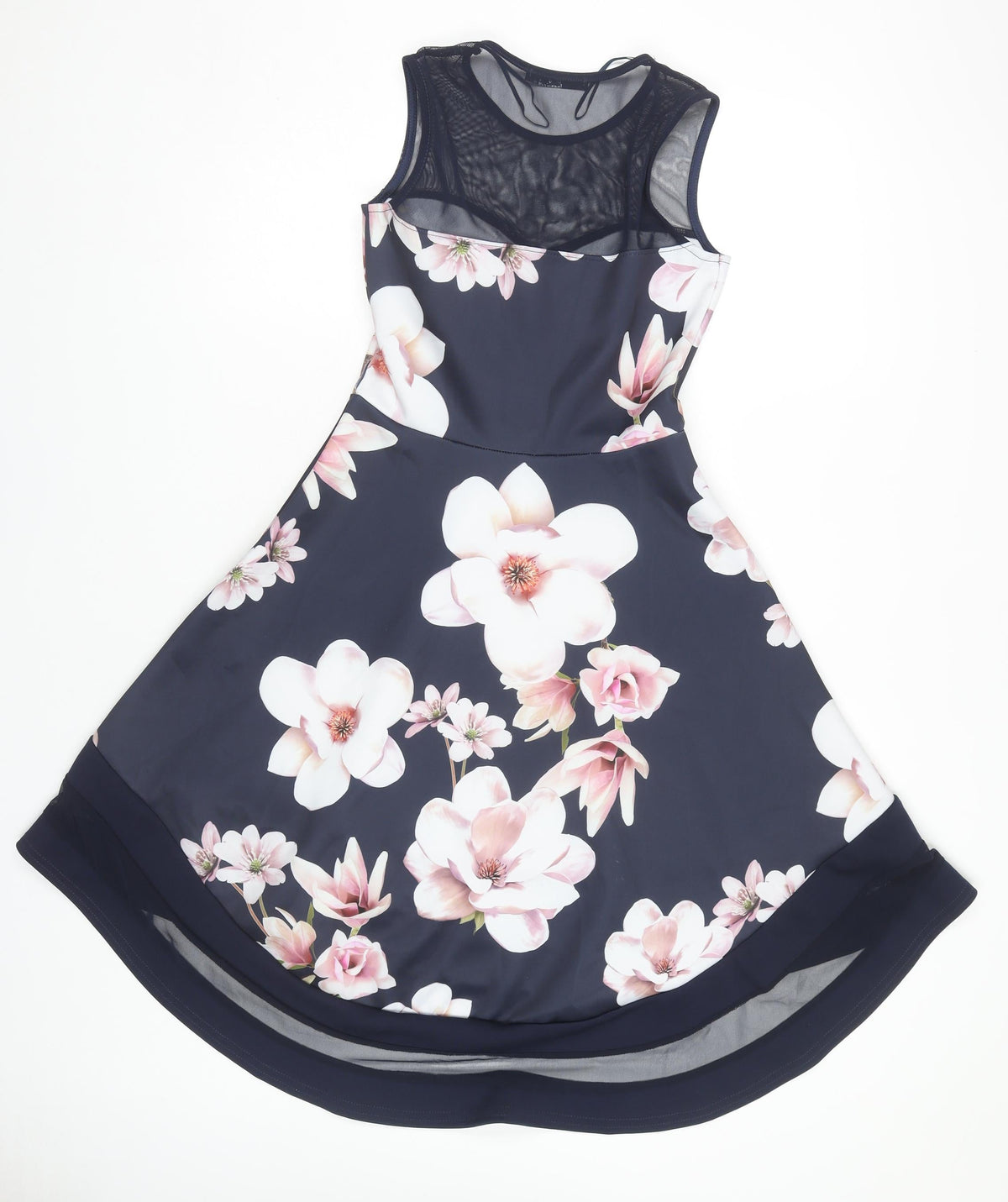 Quiz Women's Multicoloured Floral A-Line Dress, Size 8