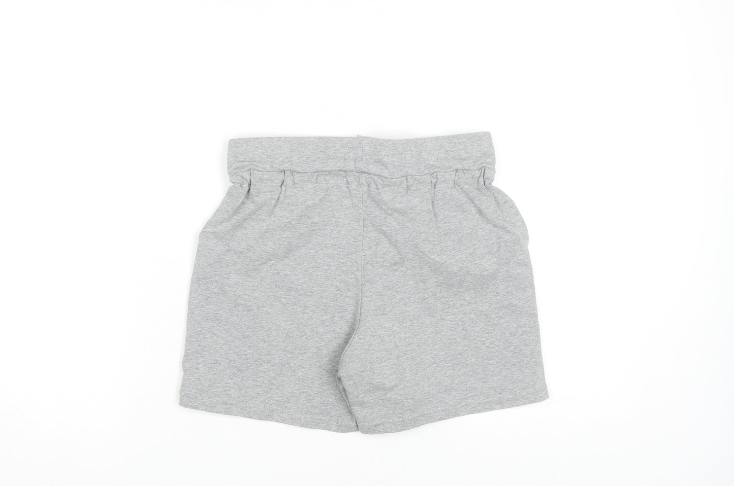 Nike Women's Grey Sweat Shorts Size 6 - Sporty Activewear