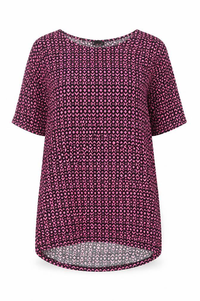 Next Women's Pink Geometric Top Size 10