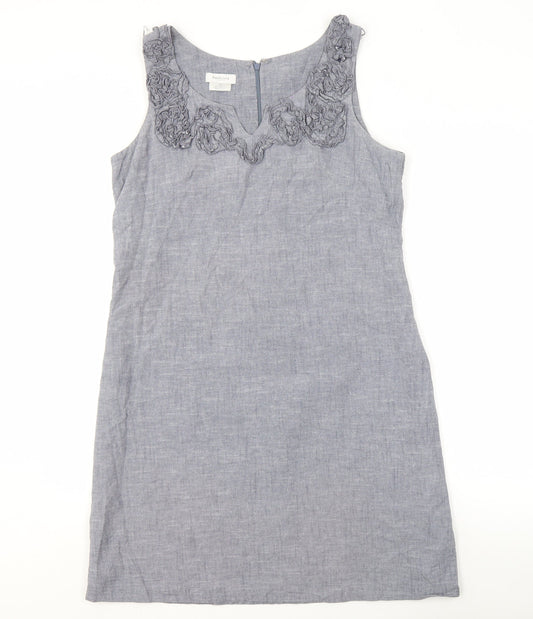 Van Heusen Women's Grey Sleeveless Dress Size 10