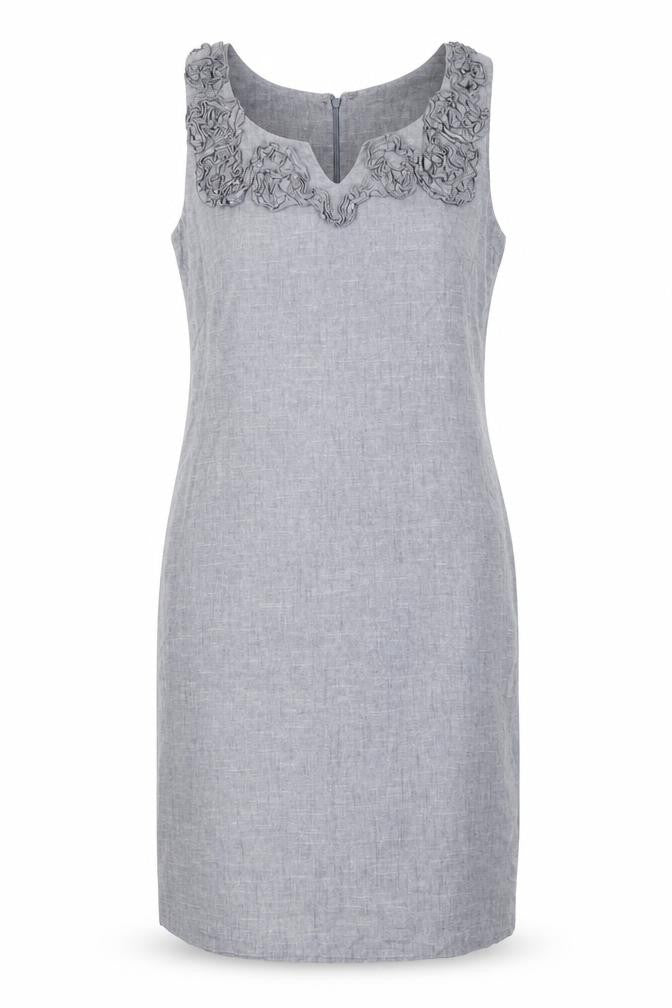 Van Heusen Women's Grey Sleeveless Dress Size 10