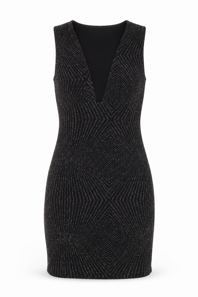 Topshop Women's Black Bodycon Dress Size 10