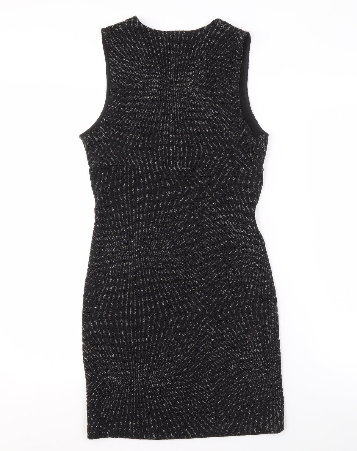 Topshop Women's Black Bodycon Dress Size 10