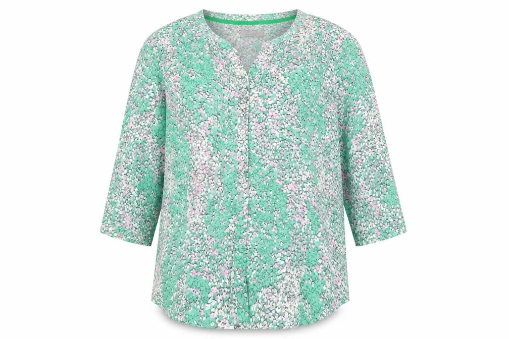 Marks & Spencer Women's Green Floral Blouse
