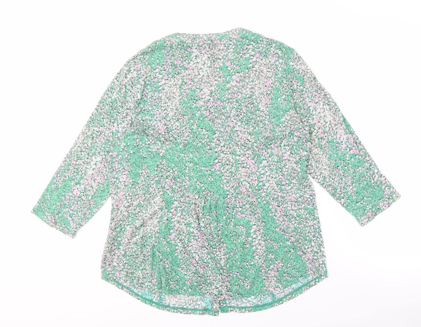 Marks & Spencer Women's Green Floral Blouse