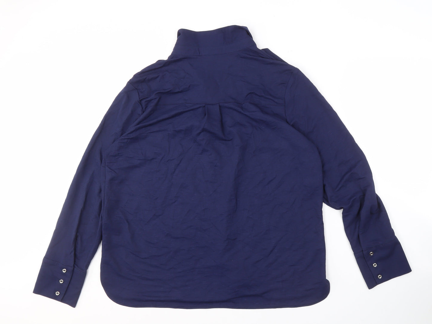 Khost Women's Blue Button-Up Shirt, Size 18