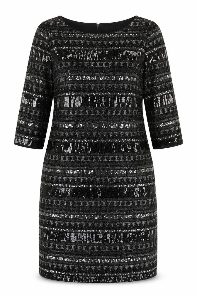Marks & Spencer Women’s Black Sequin Sheath Dress Size 12