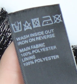 Marks & Spencer Women’s Black Sequin Sheath Dress Size 12