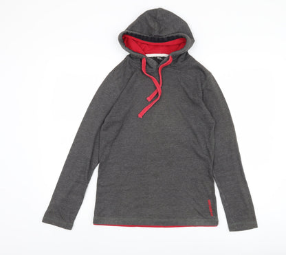Grin Womens & Bear Grey Pullover Hoodie S