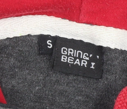 Grin Womens & Bear Grey Pullover Hoodie S