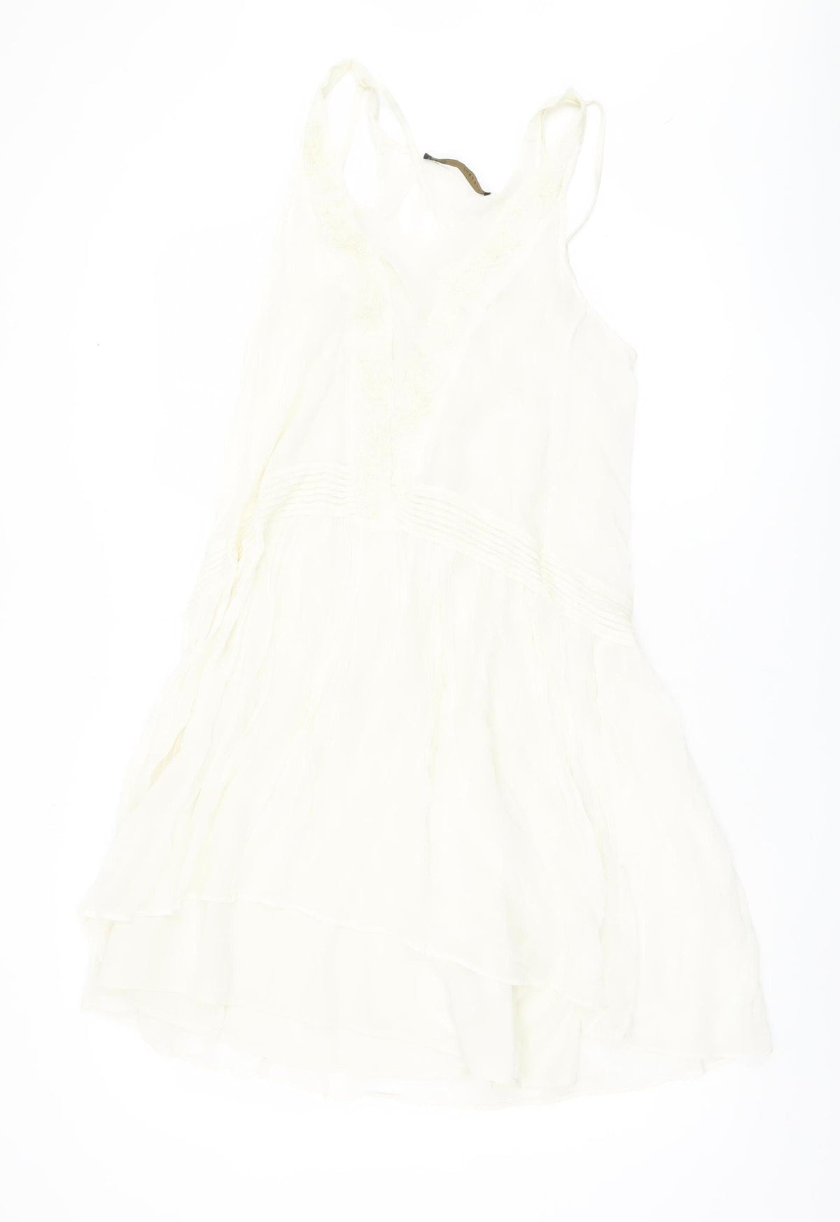 Zara Women's Ivory XS Sleeveless Slip Dress