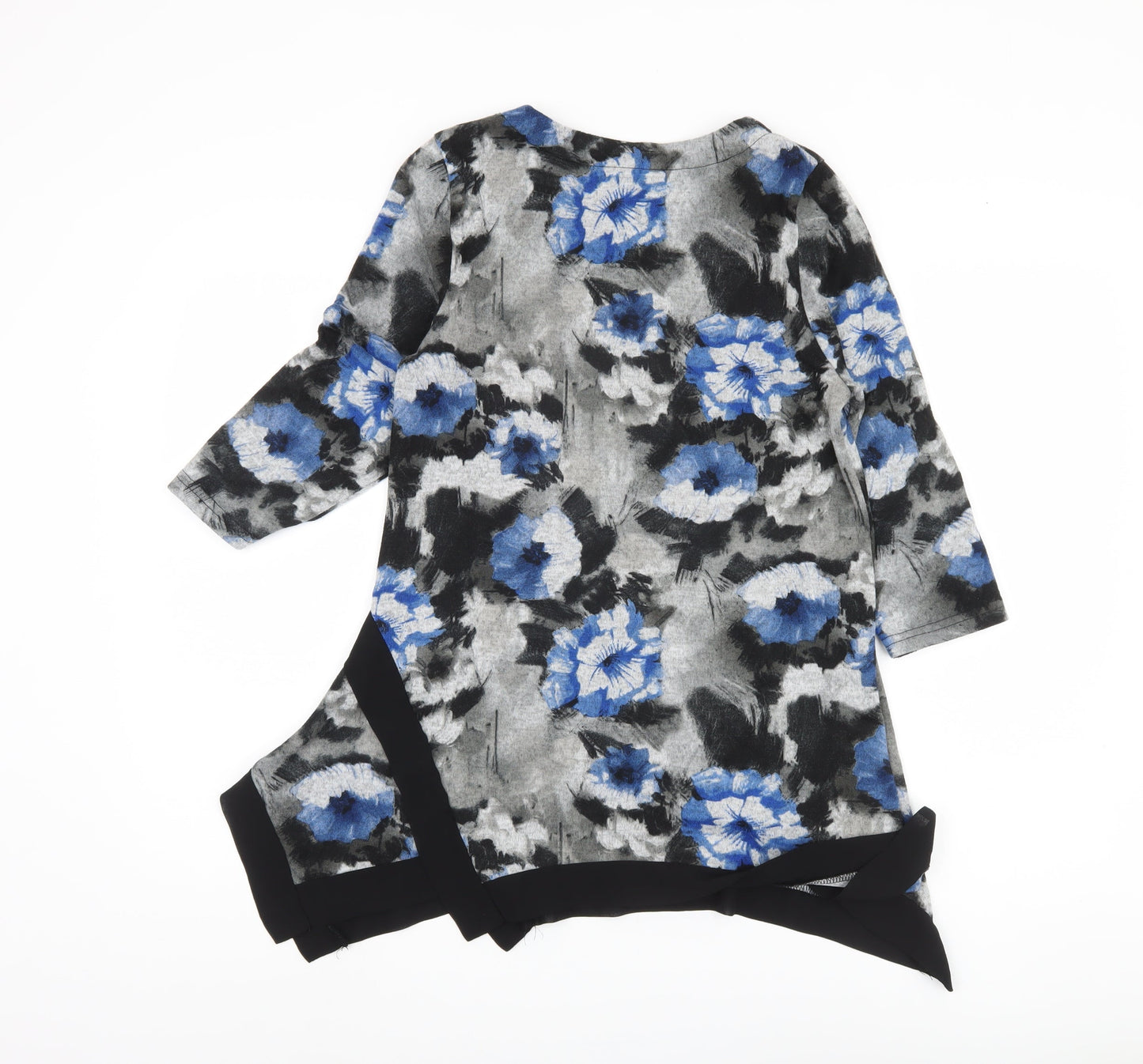 Izabel London Women's Blue Floral Top Size 8