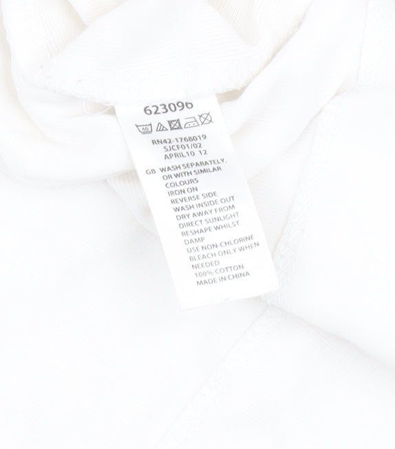 Monsoon Women's White Size 10 Sleeveless Tank