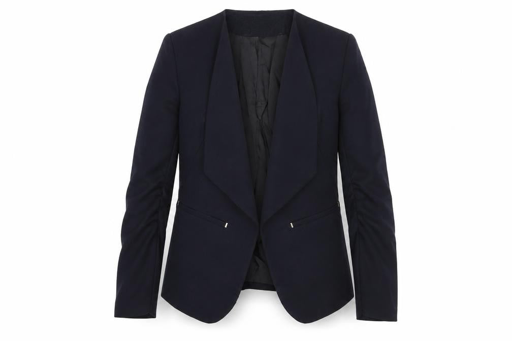 H&M Women's Black Blazer, Size 8, Regular Fit