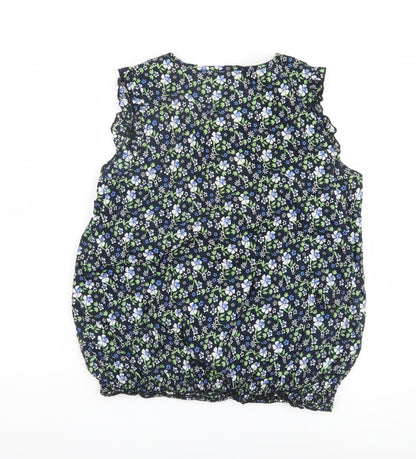 Back view of Dorothy Perkins Women's Floral Tunic Blouse, size 14