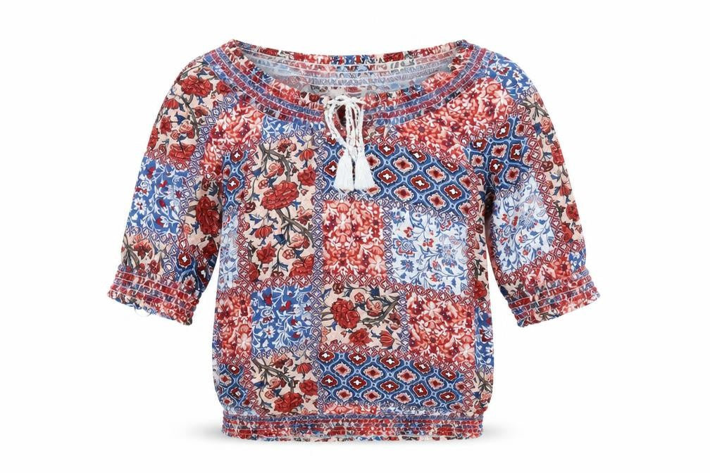 Max Women's Multicoloured Floral Top Size 10
