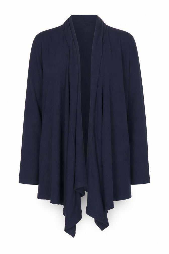 Mauvette Women's Blue Open Front Cardigan Size 14 - Stylish & Cosy