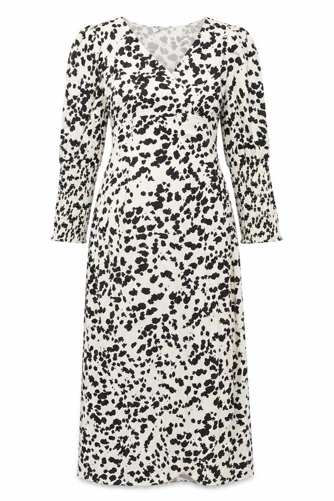 Glamorous Women's Animal Print Midi Wrap Dress