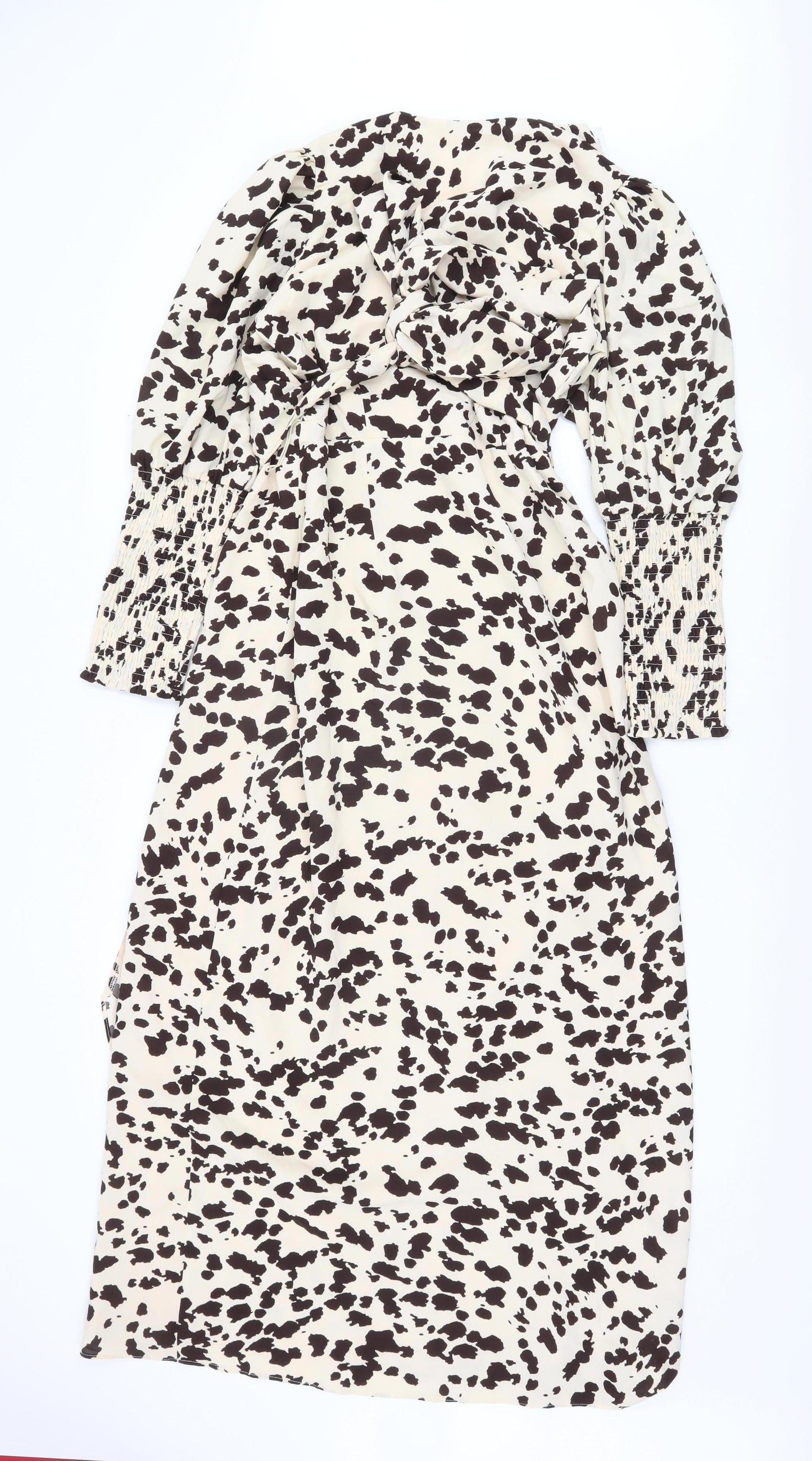 Glamorous Women's Animal Print Midi Wrap Dress
