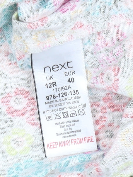 Next Women's Floral Off the Shoulder Blouse, Size 12