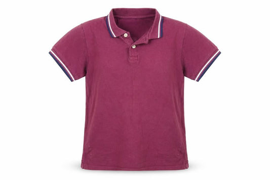 Charles Womens Wilson Purple Polo Shirt Size S