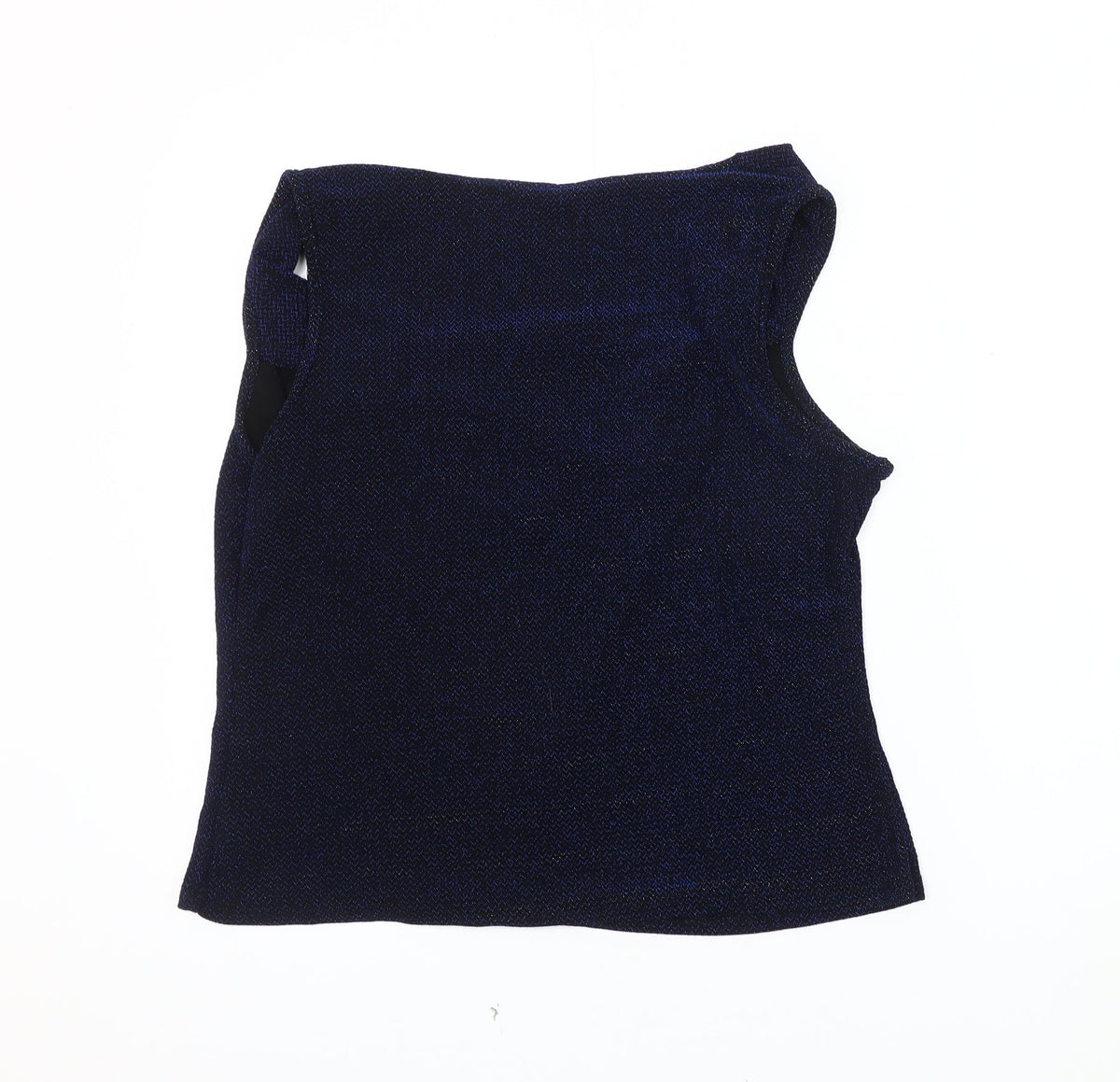 Roman Women's Blue Cowl Neck Tank Top Size 22